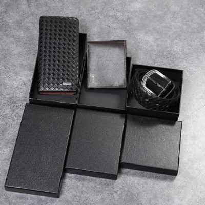 Custom Gift Packaging Boxes Luxury Small Wallet Packing Box Purse Box for Wallet/Purse / 2