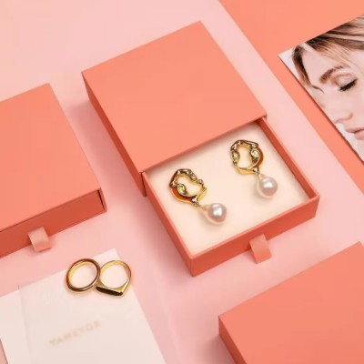 Custom Printed Pouches Packaging Boxes Personalized Jewelry Box for Necklace Package Small Business  / 3