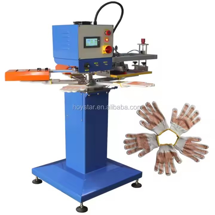 diabetic socks screen printing machine non slip glove silicone printing machine / 1