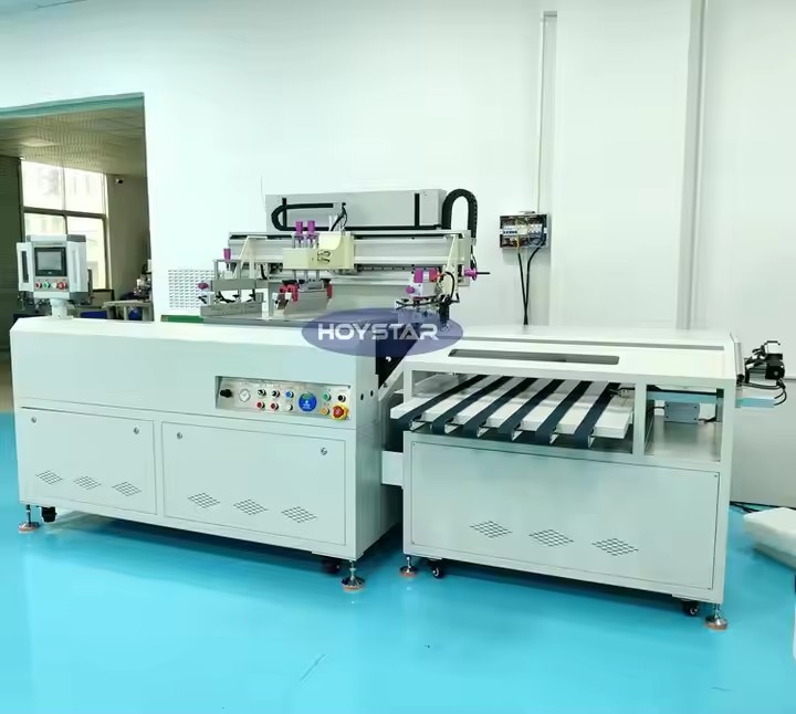 plastic PET Film PVC Sheet screen printing machine with auto loading impression uv paper sheet maqui / 1