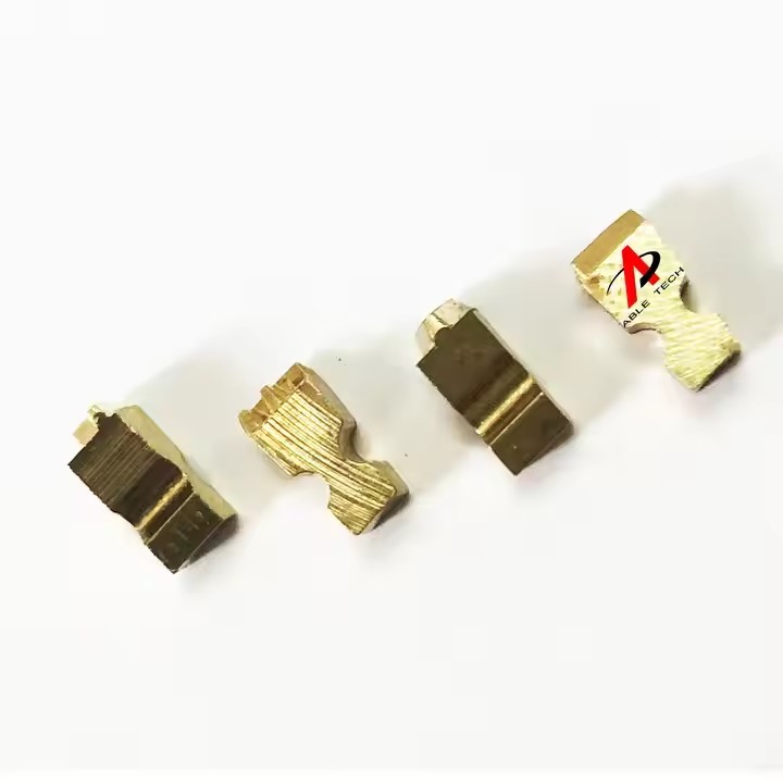 Wholesale factory price 2*3*15mm brass fonts cooper letters alphabets 3*3.5*6.8mm / 3