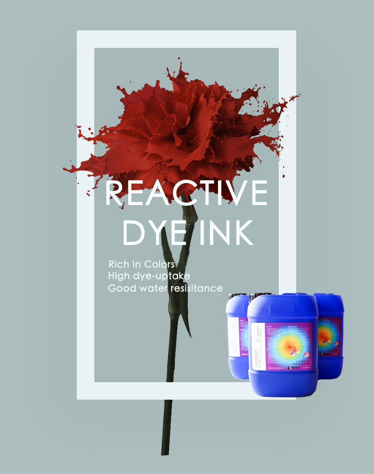 Carton Packing CMYK Textile Printing Refill Reactive Ink