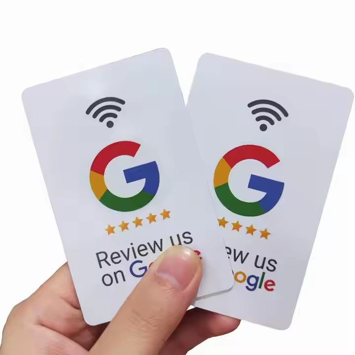 Business Nfc Pvc Card Social Media RFID Card Google Review Card / 3