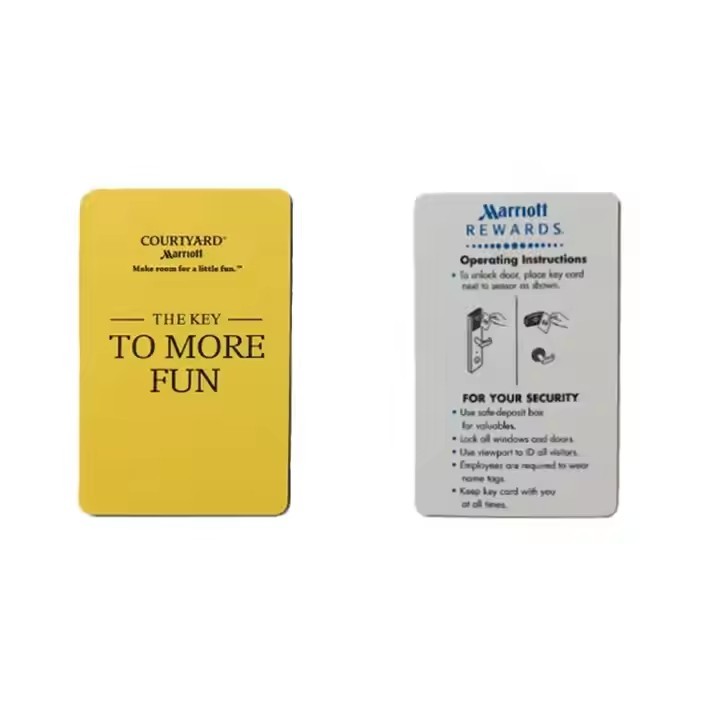 XCC Professional RFID Manufacture Offers New Version Hotel Key Card Waterproof PVC PET Material 1k 1 / 2