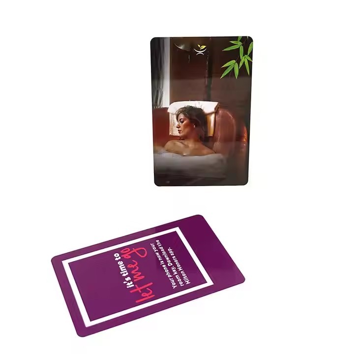 New Design Digital Business Cards Custom PVC Paper Print NFC RFID Communication Interface Mini Tag 1 / 2