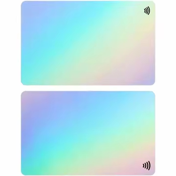Wholesale Luxury 13.56MHz RFID Mini Tag Luxury White Business Greeting Card NFC Laser Printed PVC Th / 2