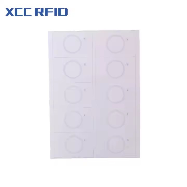 LF TK4100 T5577 125khz RFID Inkjet Printable PVC Blank Card 1K 13.56MHz Magnetic Stripe Mini Tag Wat / 2