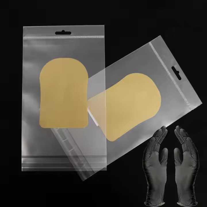 Wholesale Customized Transparent Frosted Gloves Gifts Small Size Hanging Hole Self-Adhesive Sealed P / 2